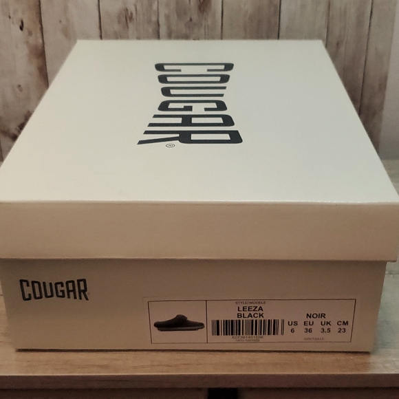 LAST PAIR- Cougar Leeza Mule Slipper Size 6US/36Euro NEVER WORN NWT/Box/Bags - Picture 7 of 17